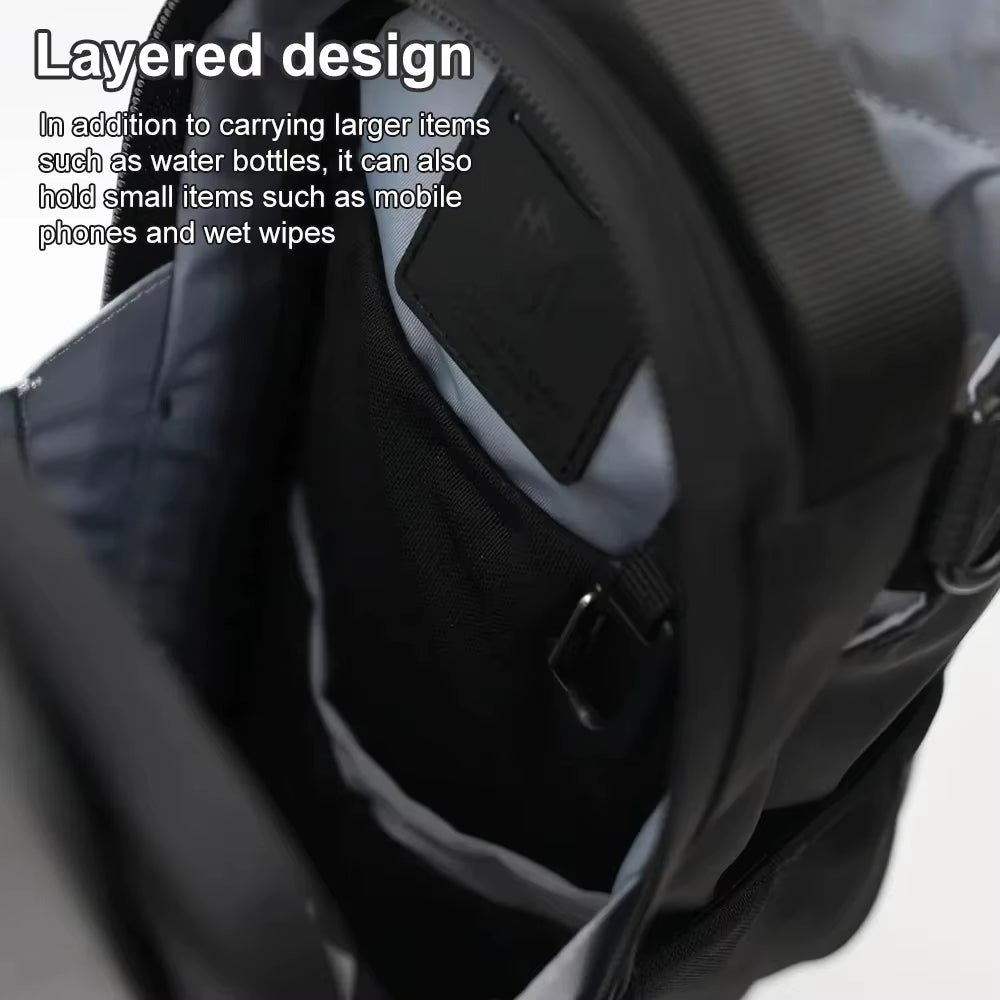 Large Capacity Magnetic Gym Bag with Phone Pocket and Water Bottle Pouch - Portable Accessories Organizer